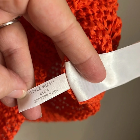 J. Crew Red Knit Top - Picture 6 of 6